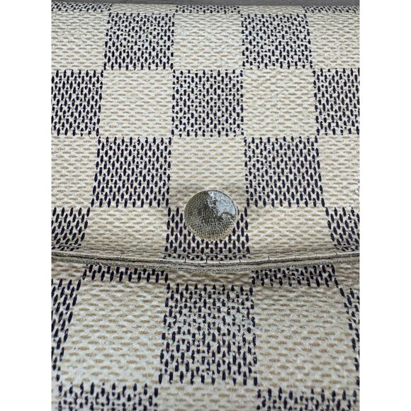 Louis Vuitton Damier Azur Textured Wallet- France- Great Used Condition - Picture 3 of 7